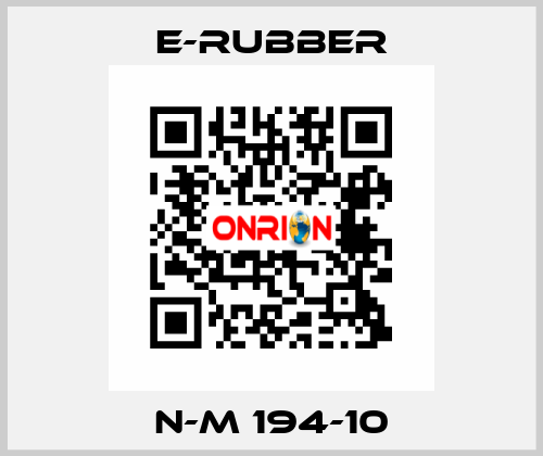 N-M 194-10 e-rubber