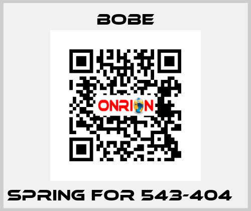 spring for 543-404В Bobe