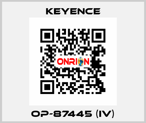 OP-87445 (IV) Keyence