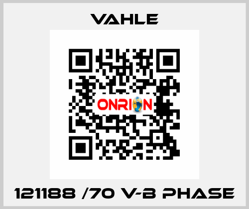 121188 /70 V-B Phase Vahle