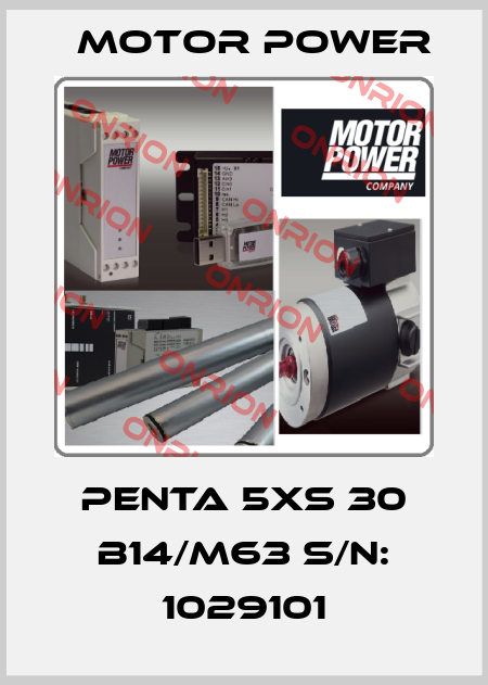 Penta 5XS 30 B14/M63 S/N: 1029101 Motor Power