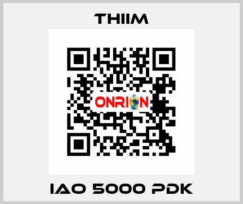 IAO 5000 PDK Thiim