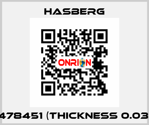 478451 (thickness 0.03) Hasberg