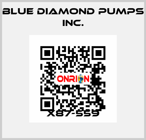 X87-559 Blue Diamond Pumps Inc.