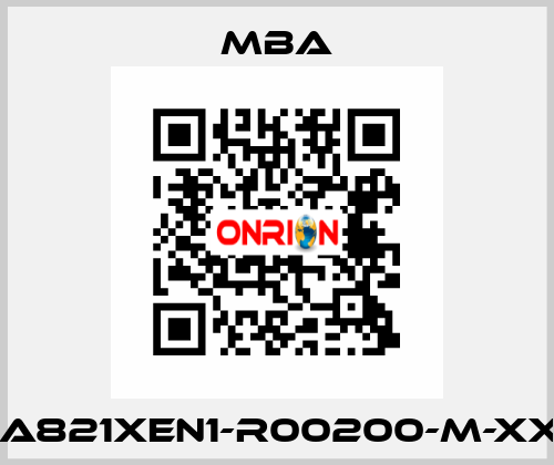 MBA821XEN1-R00200-M-XXXX MBA