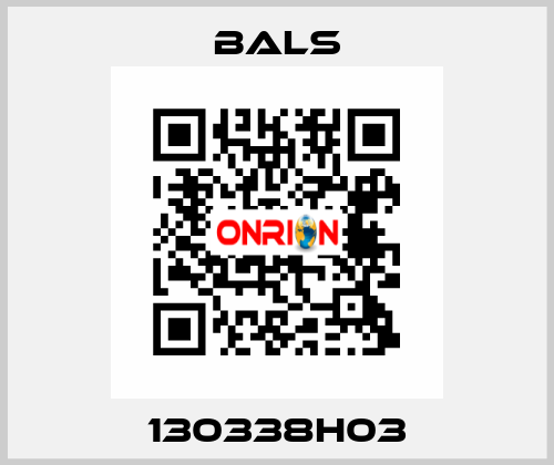 130338H03 Bals