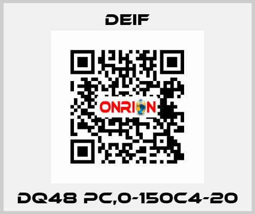 DQ48 PC,0-150C4-20 Deif