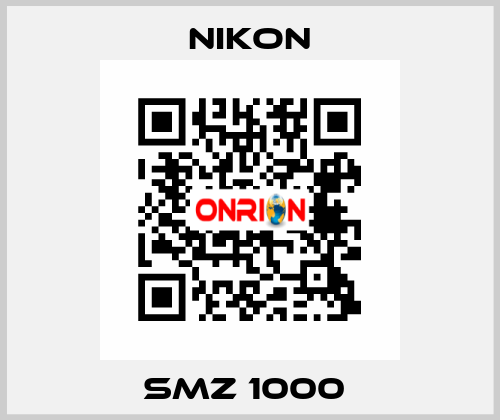 SMZ 1000  Nikon