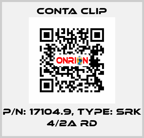 P/N: 17104.9, Type: SRK 4/2A RD Conta Clip