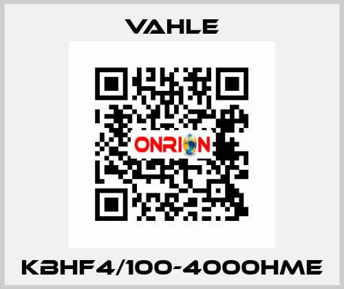 KBHF4/100-4000HME Vahle