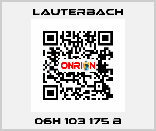 06H 103 175 B Lauterbach