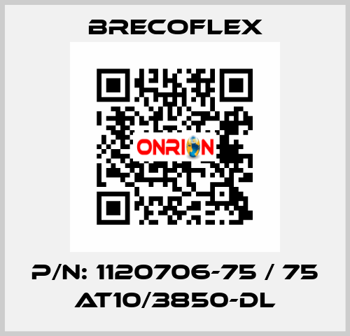 P/N: 1120706-75 / 75 AT10/3850-DL Brecoflex