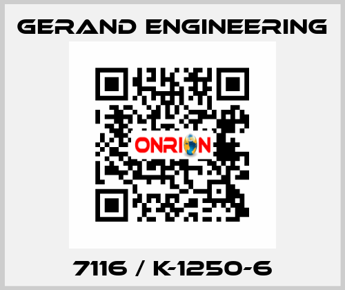 7116 / K-1250-6 Gerand Engineering