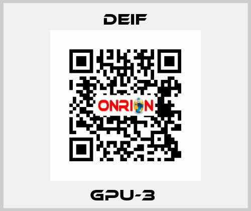 GPU-3  Deif