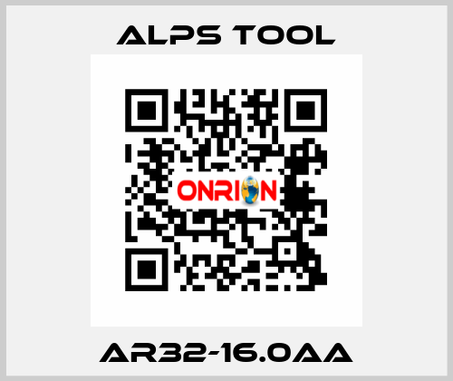 AR32-16.0AA ALPS TOOL