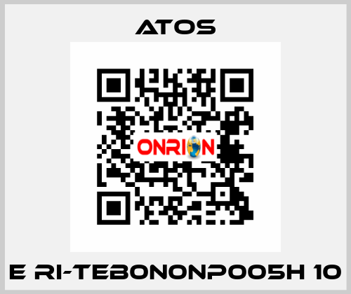 E RI-TEB0N0NP005H 10 Atos