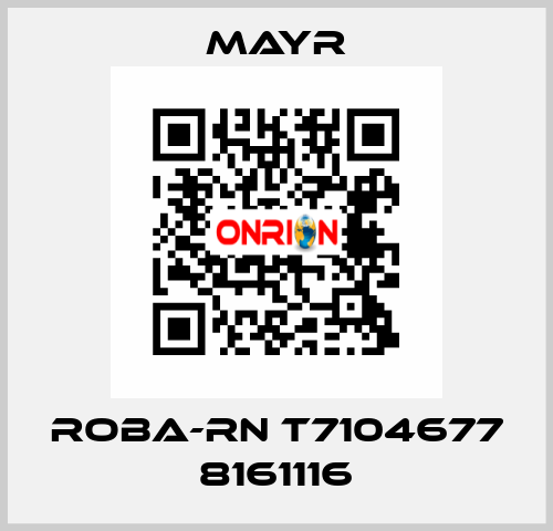 ROBA-RN T7104677 8161116 Mayr