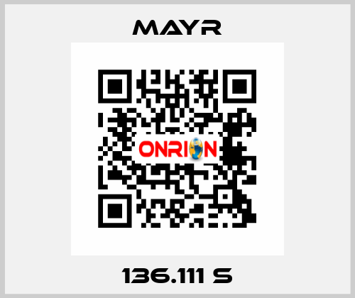 136.111 S Mayr