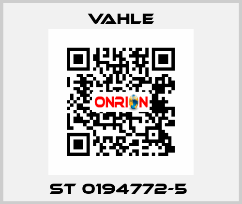 ST 0194772-5  Vahle