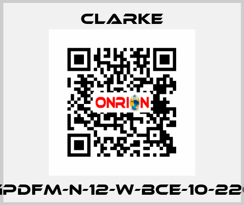 GPDFM-N-12-W-BCE-10-220 Clarke