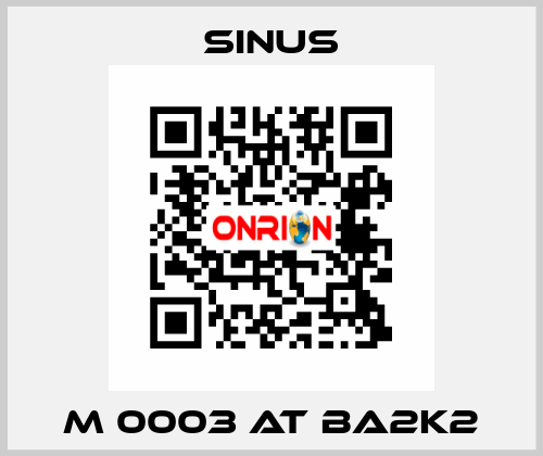 M 0003 AT BA2K2 Sinus