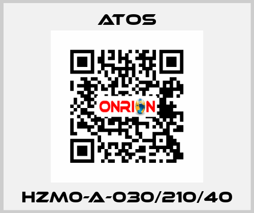 HZM0-A-030/210/40 Atos