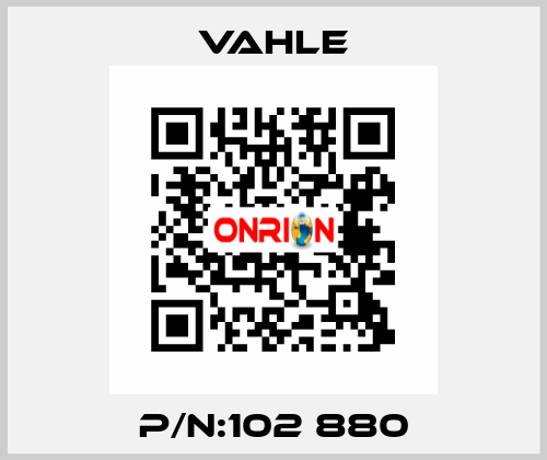 P/n:102 880 Vahle