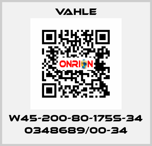 W45-200-80-175S-34 0348689/00-34 Vahle