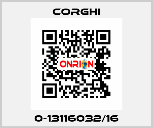 0-13116032/16 Corghi