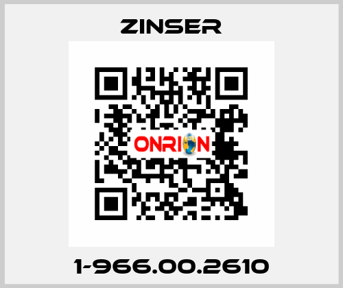 1-966.00.2610 Zinser