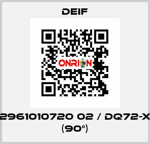 2961010720 02 / DQ72-x (90°) Deif