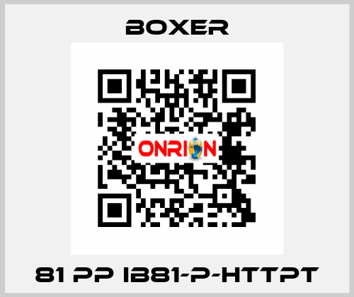 81 PP IB81-P-HTTPT Boxer