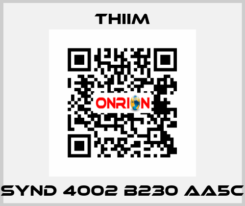 SYND 4002 B230 AA5C Thiim