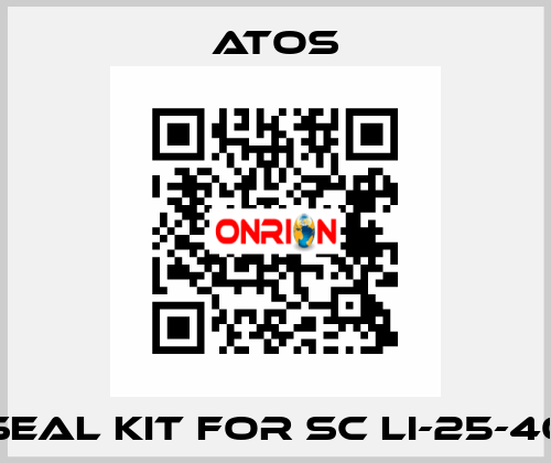 SEAL KIT FOR SC LI-25-40 Atos