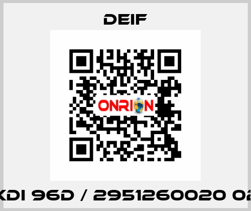 XDi 96D / 2951260020 02 Deif