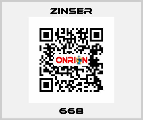 668 Zinser