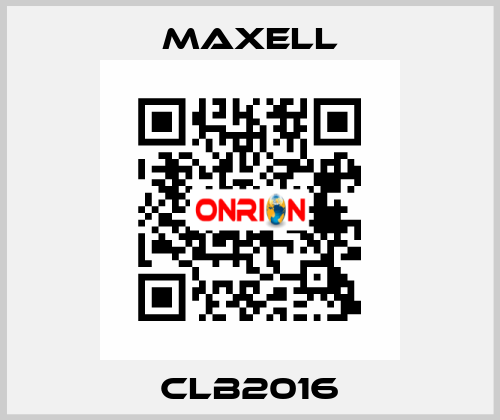 CLB2016 MAXELL