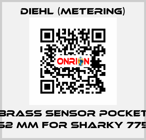 Brass sensor pocket 52 mm for SHARKY 775 Diehl (Metering)