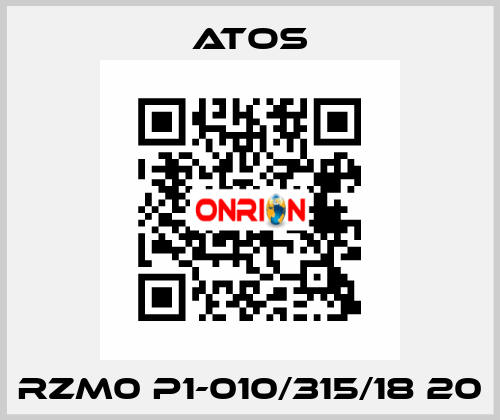 RZM0 P1-010/315/18 20 Atos