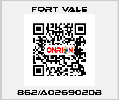 862/A0269020B Fort Vale