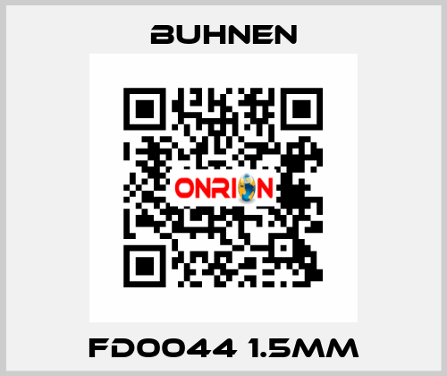 FD0044 1.5mm Buhnen