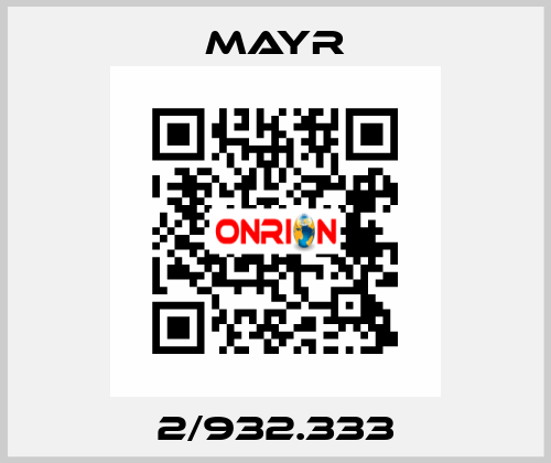 2/932.333 Mayr