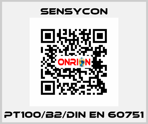 PT100/B2/DIN EN 60751 SENSYCON