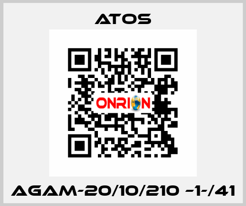 AGAM-20/10/210 –1-/41 Atos