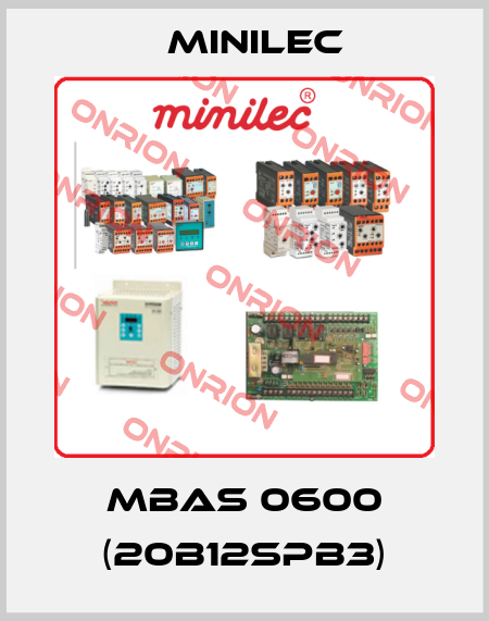 MBAS 0600 (20B12SPB3) Minilec