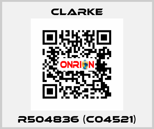  R504836 (C04521) Clarke