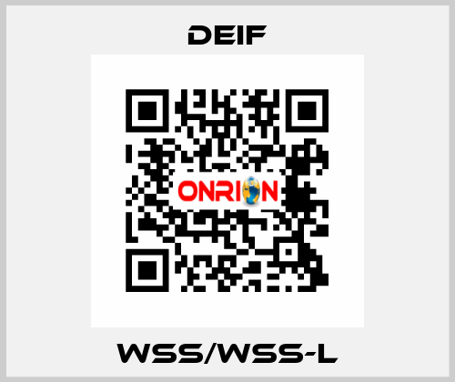 WSS/WSS-L Deif