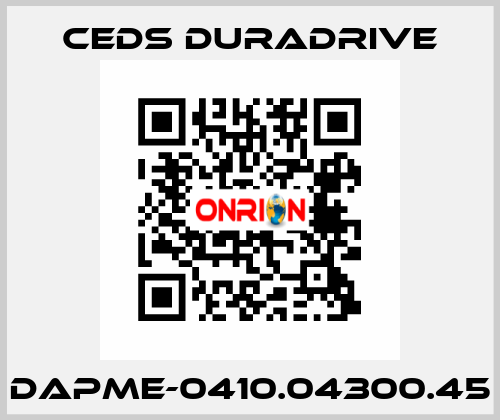 DAPME-0410.04300.45 Ceds Duradrive