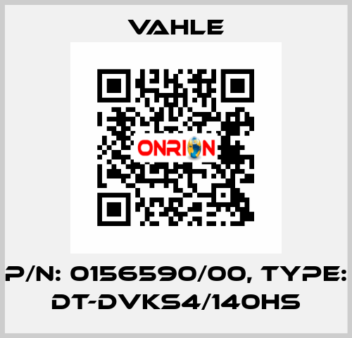 P/n: 0156590/00, Type: DT-DVKS4/140HS Vahle