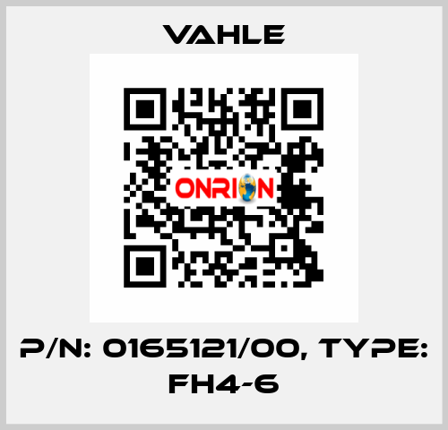 P/n: 0165121/00, Type: FH4-6 Vahle